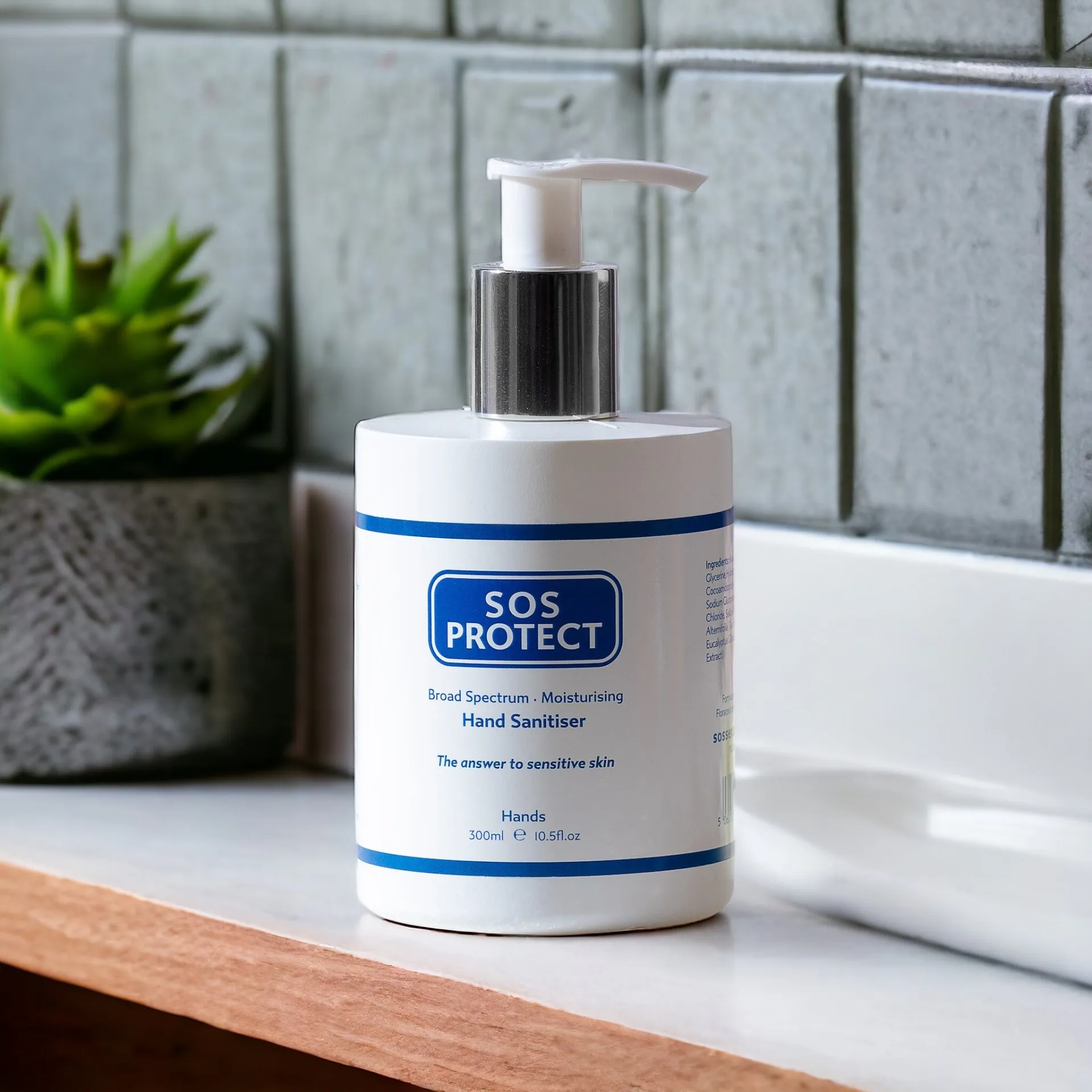 SOS Protect Alcohol-Free Hand Sanitiser, 300ml