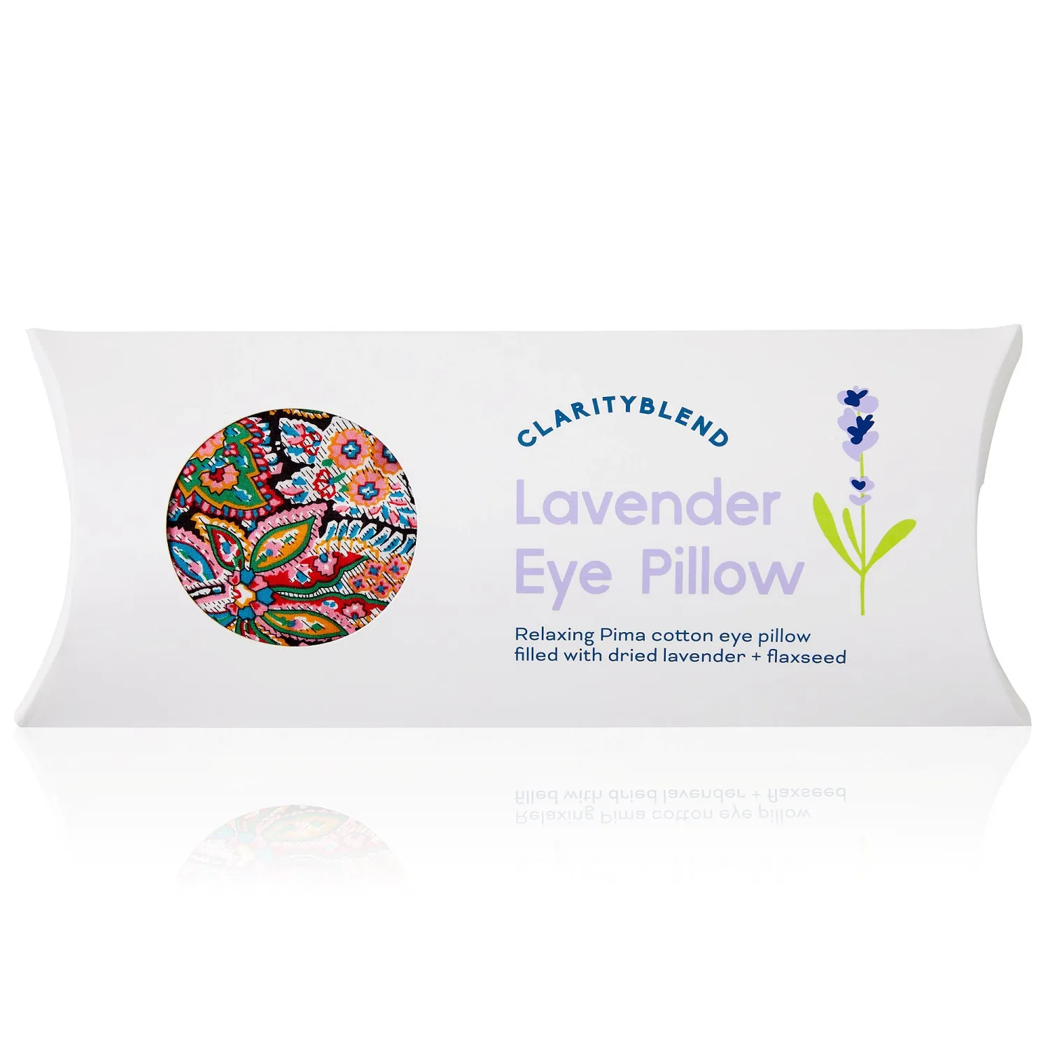 Lavender Relaxation Eye Pillow Red Paisley Pattern