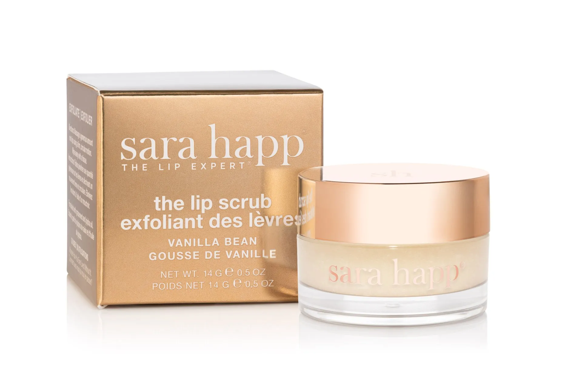 the lip scrub (vanilla bean)