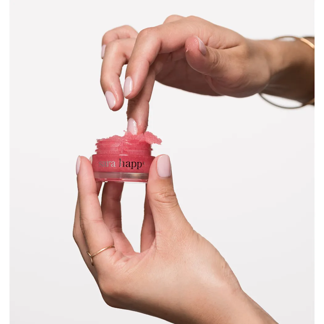 the lip scrub (pink grapefruit)